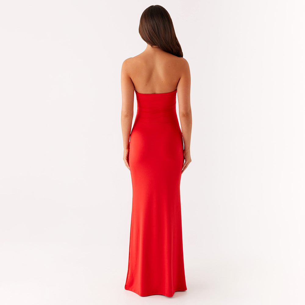 The Kaia Floral-Metal Cutout Maxi Dress